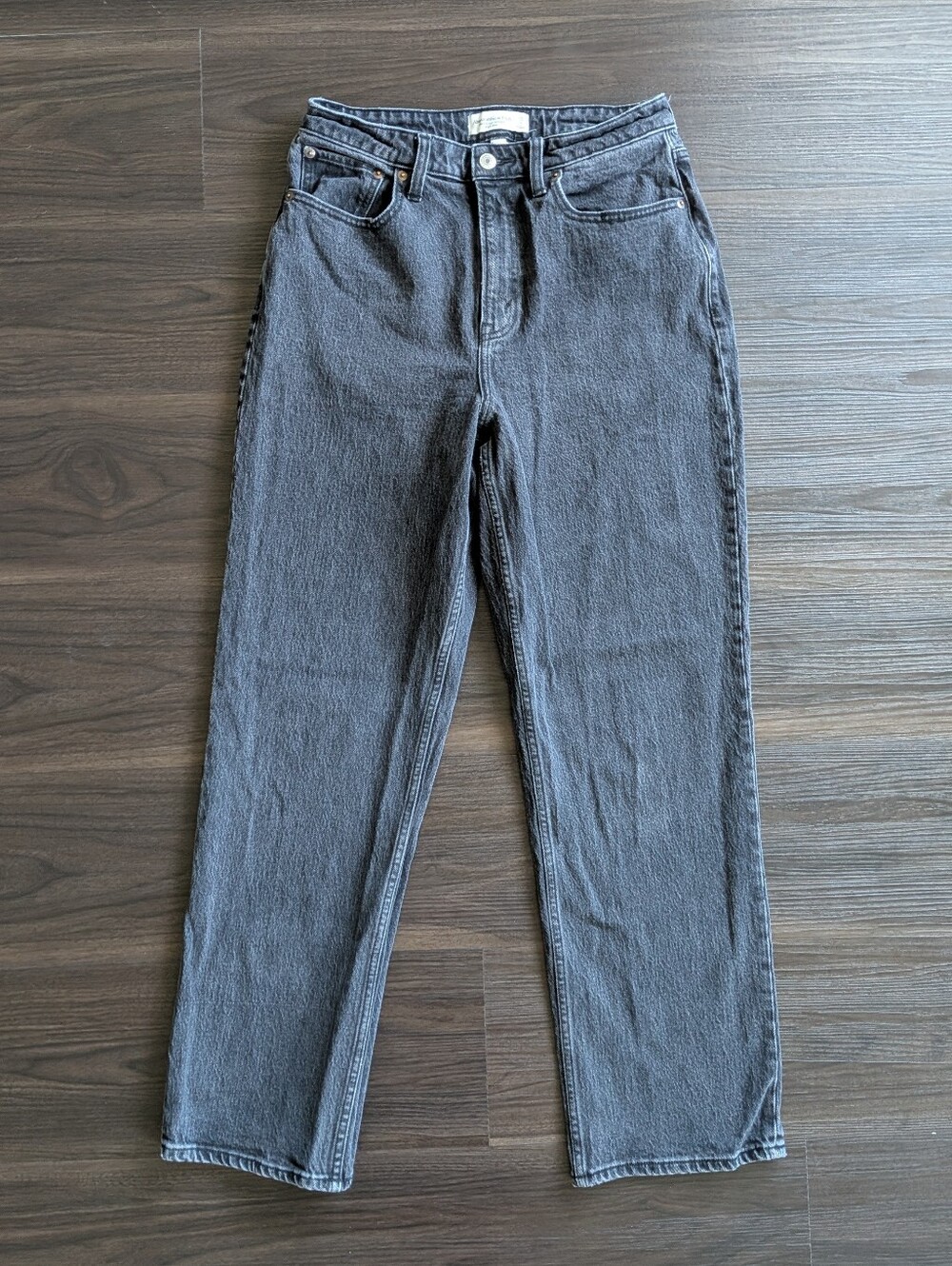 Abercrombie & Fitch Vintage Straight Jean High Rise Fall Curve Love 29 Long